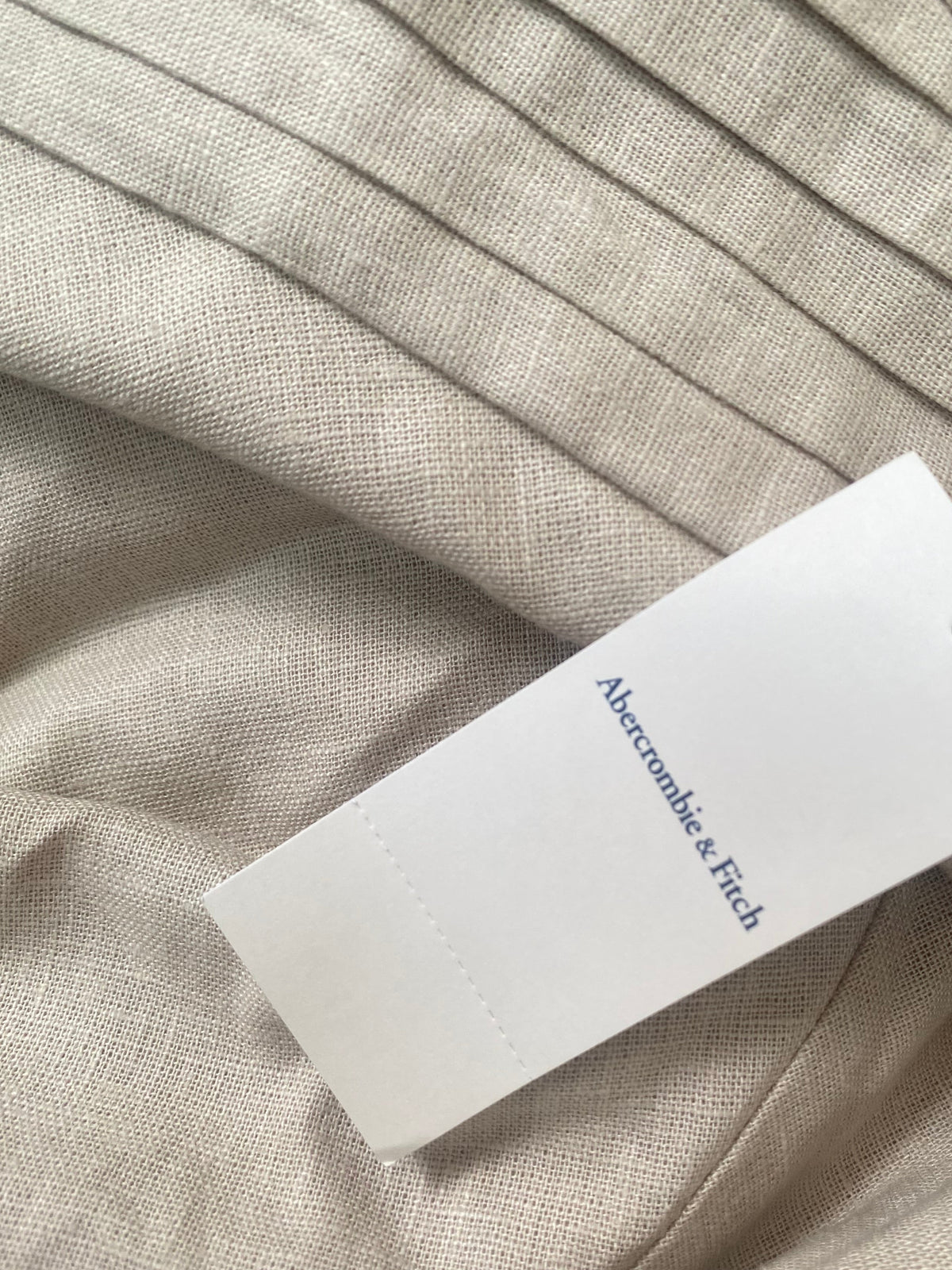 Linen Mini Dress | A & F