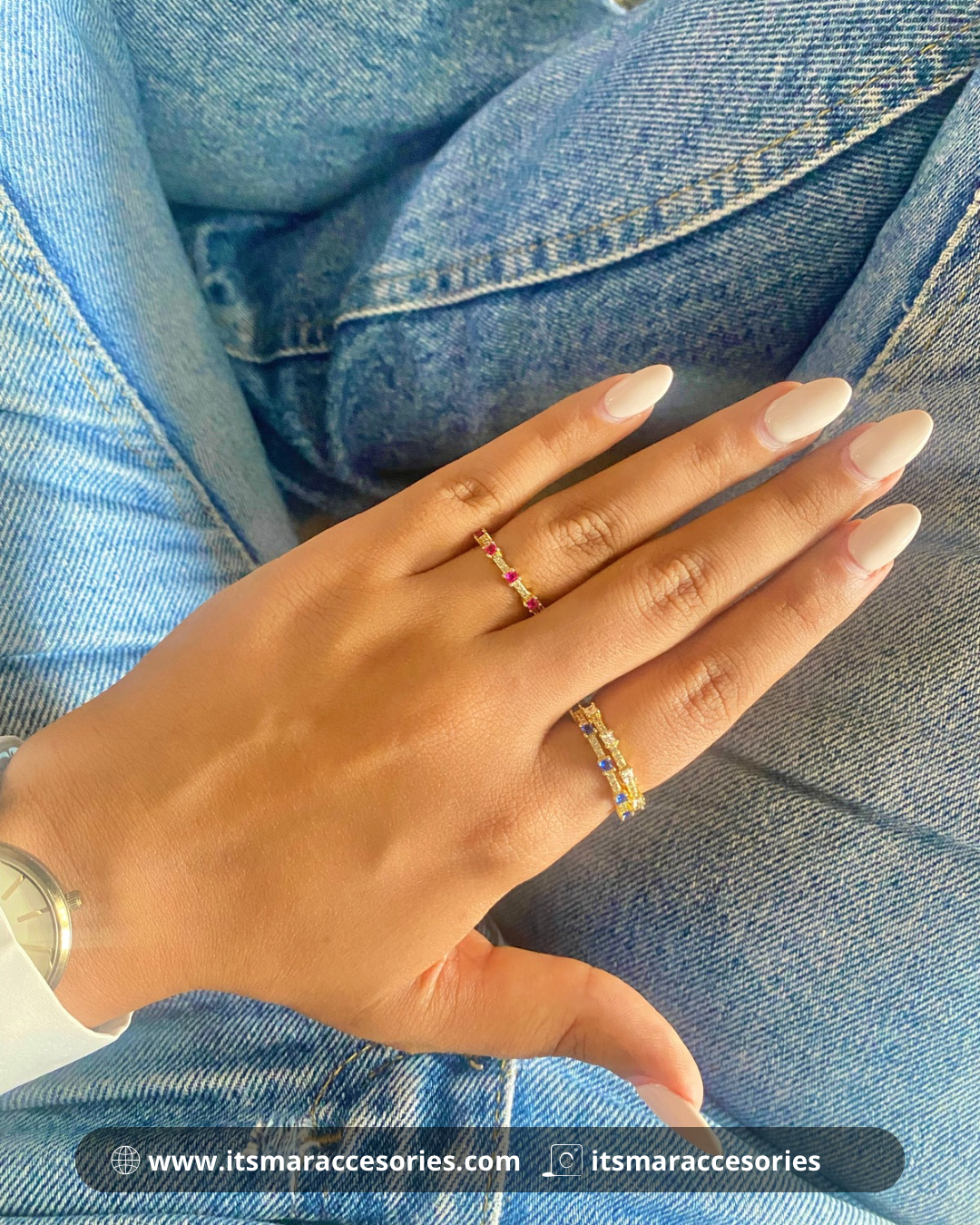 Compra uno y recibes 50% OFF en el segundo | Anillo baño en oro 18K con circonita cúbica