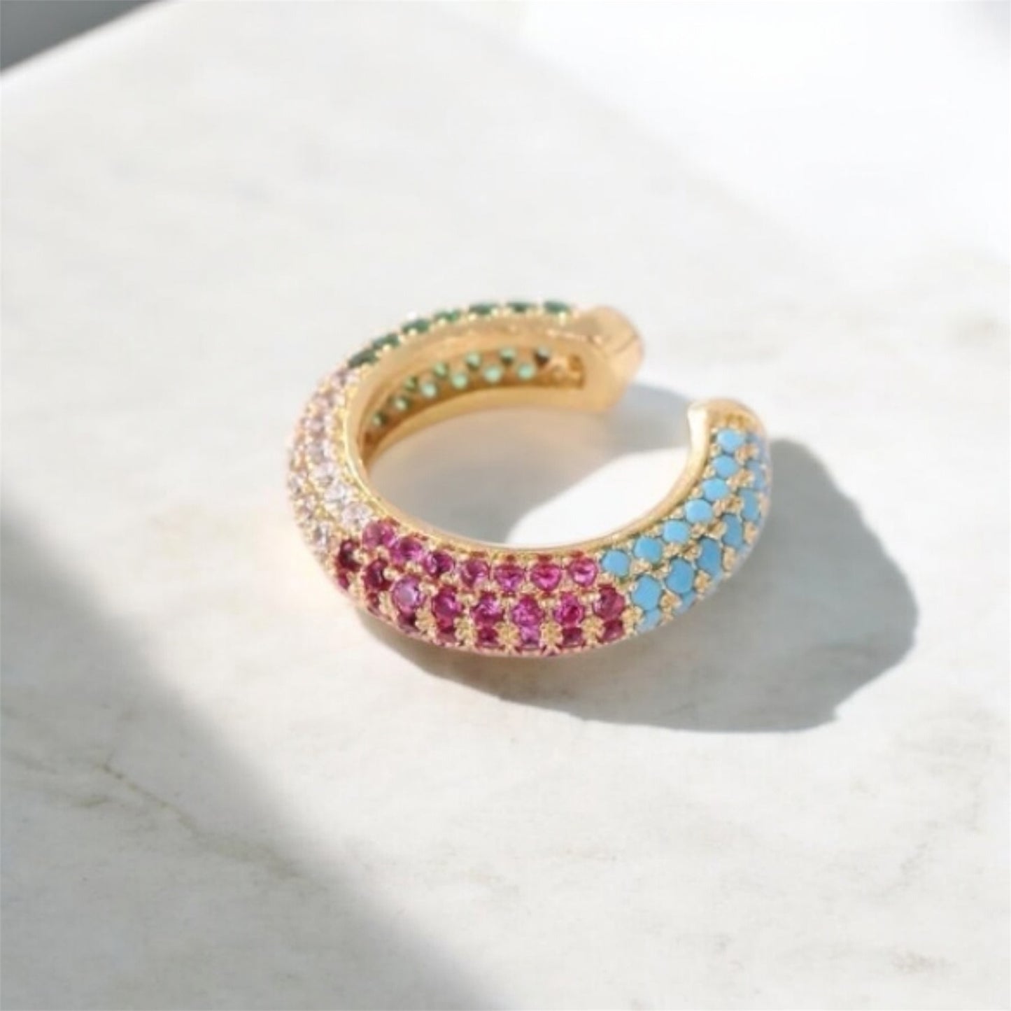 Rainbow Ear cuff