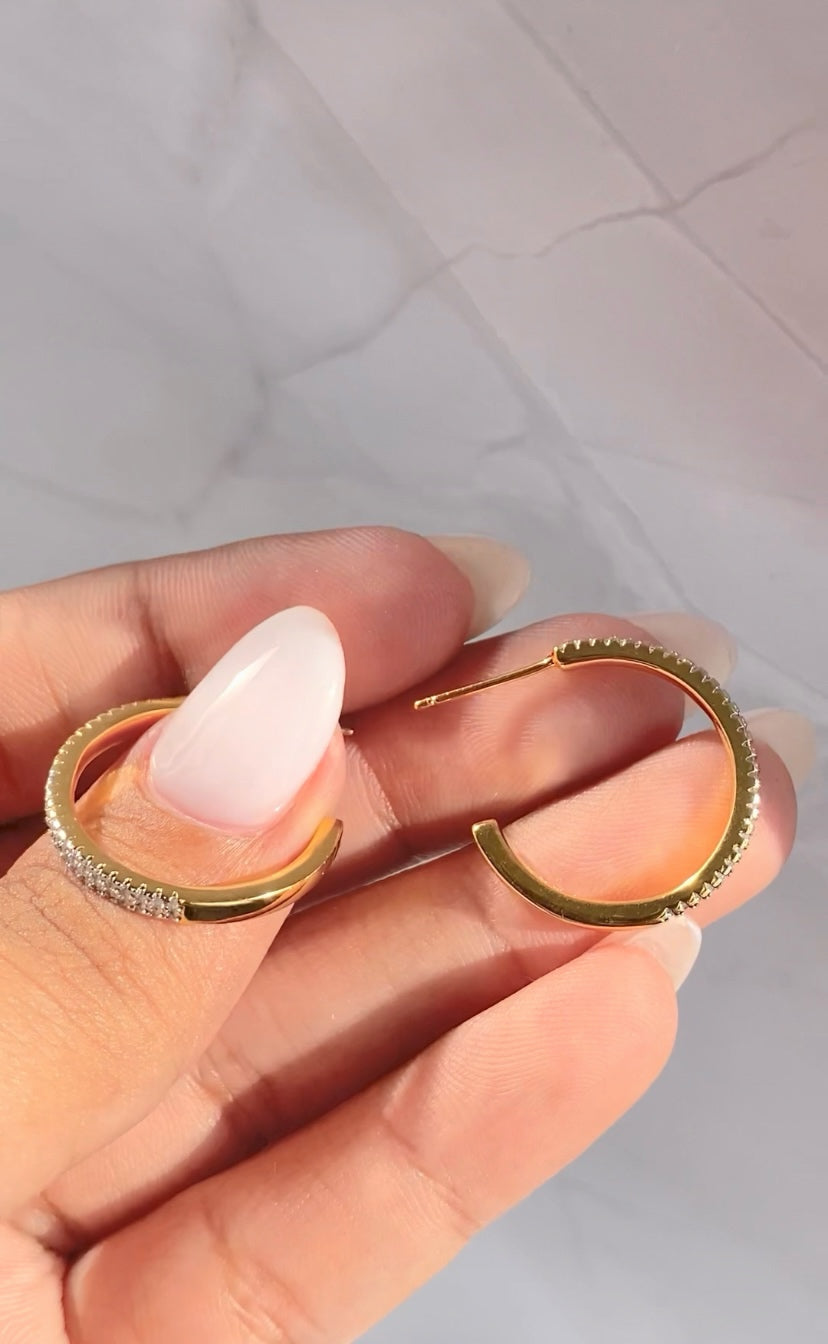 Fine Shine Hoops | Plata 925