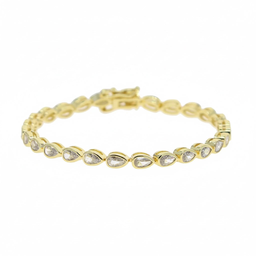 Bezel Tennis Bracelet | Drops