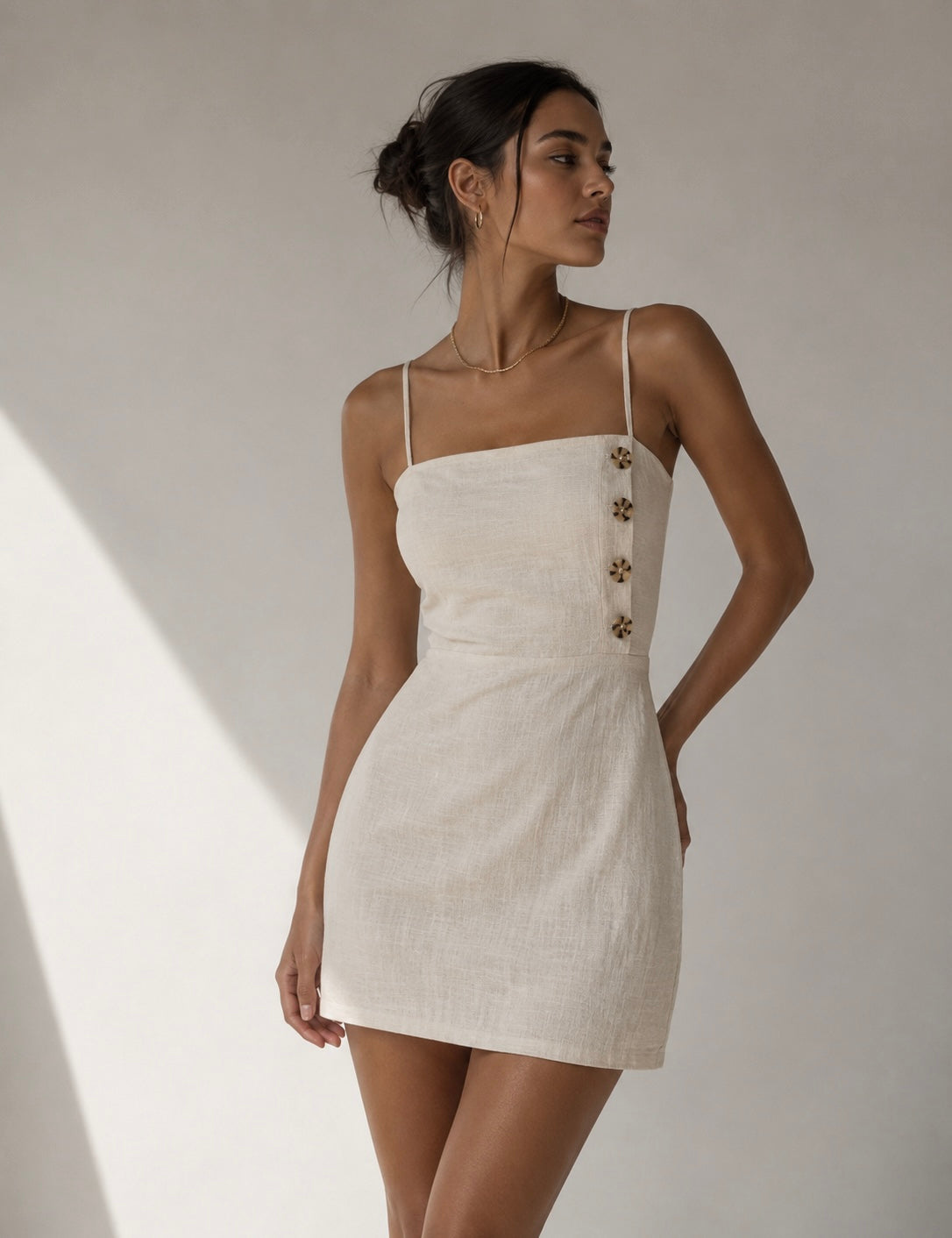 U.O | 50% Linen | Mini Dress