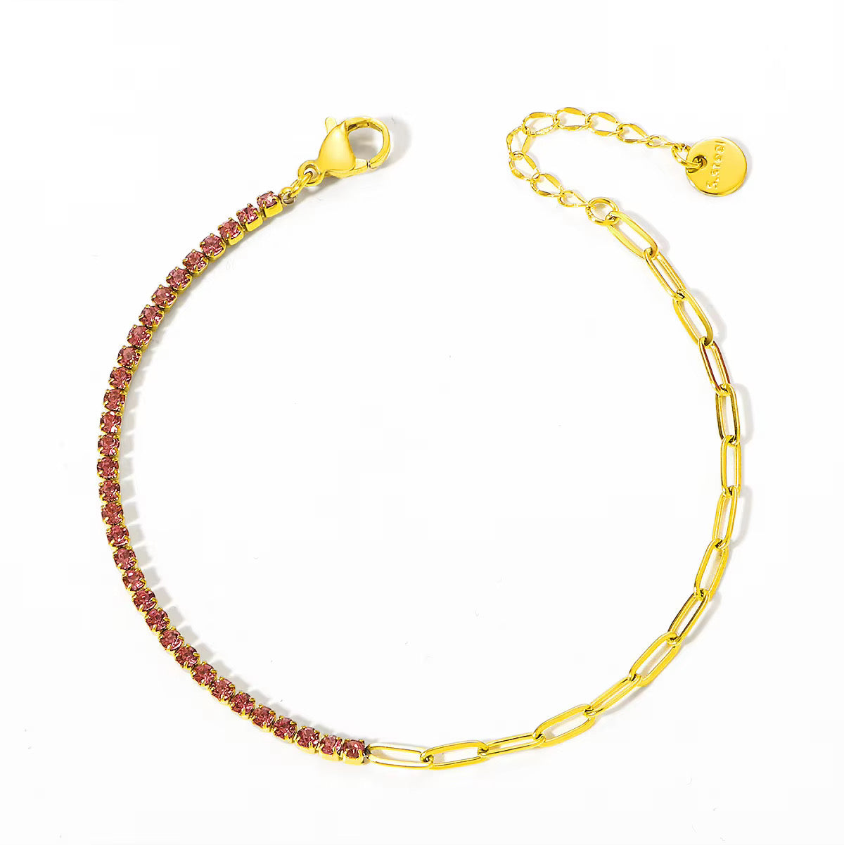 Pulsera Tennis/Paper clip