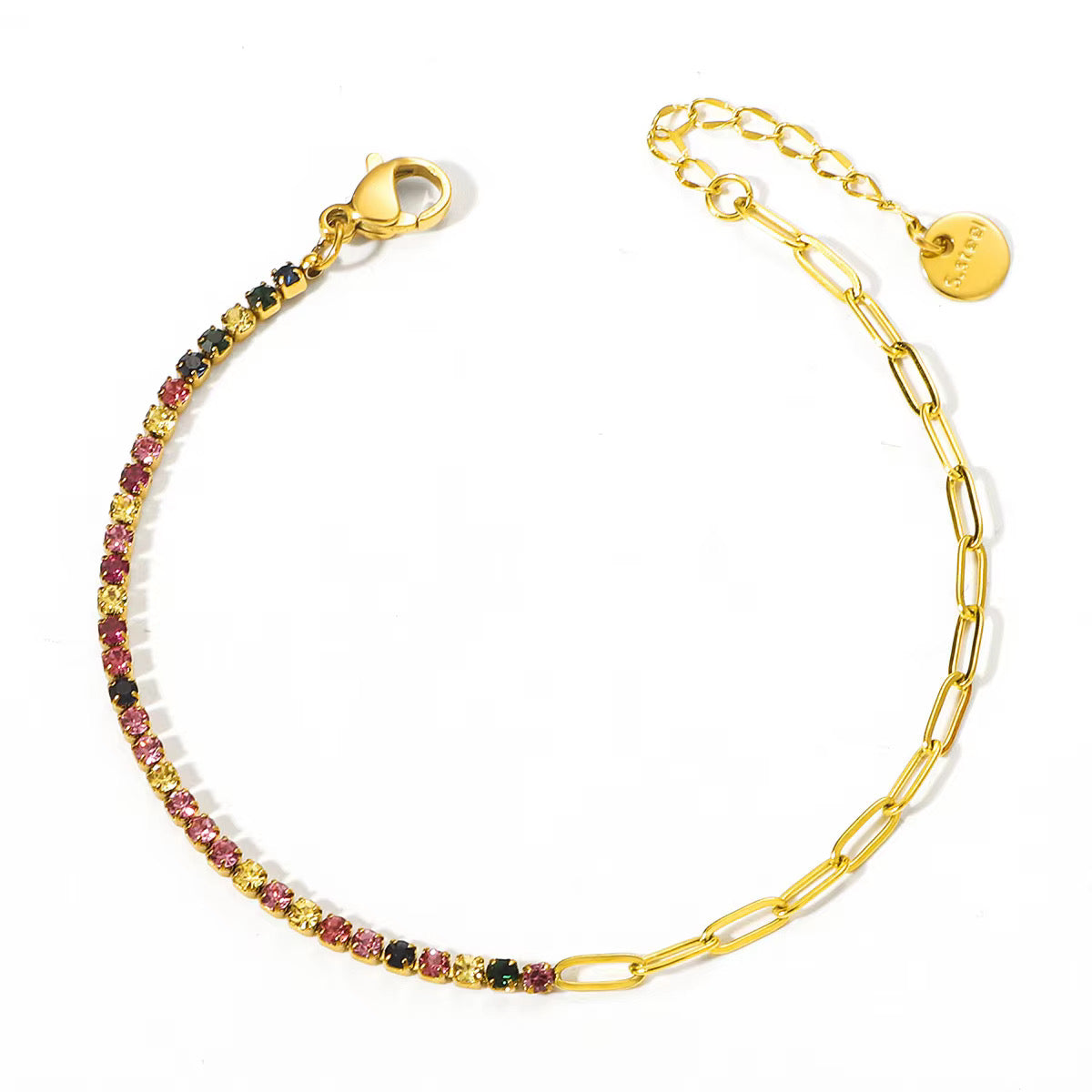 Pulsera Tennis/Paper clip