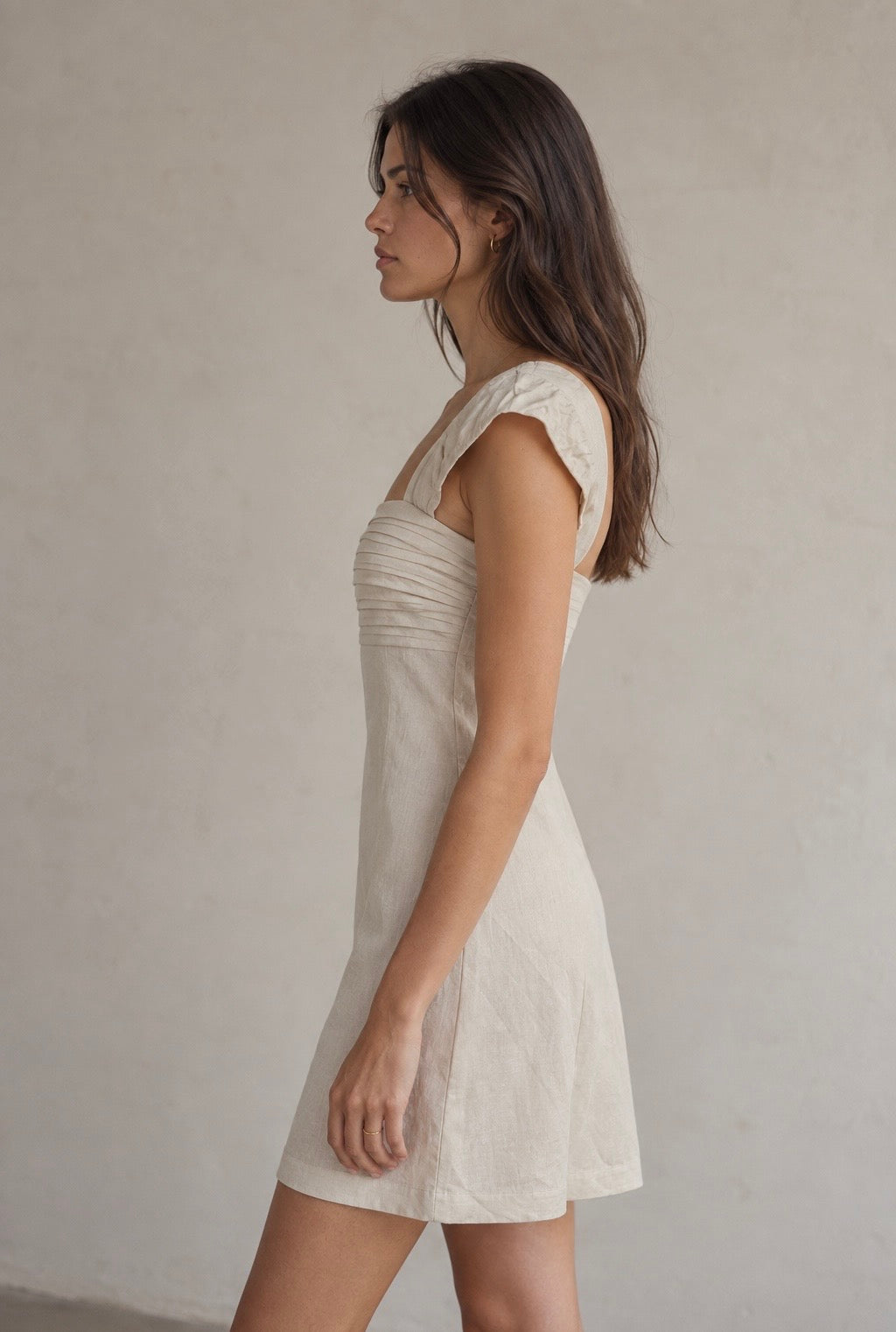 Linen Mini Dress | A & F