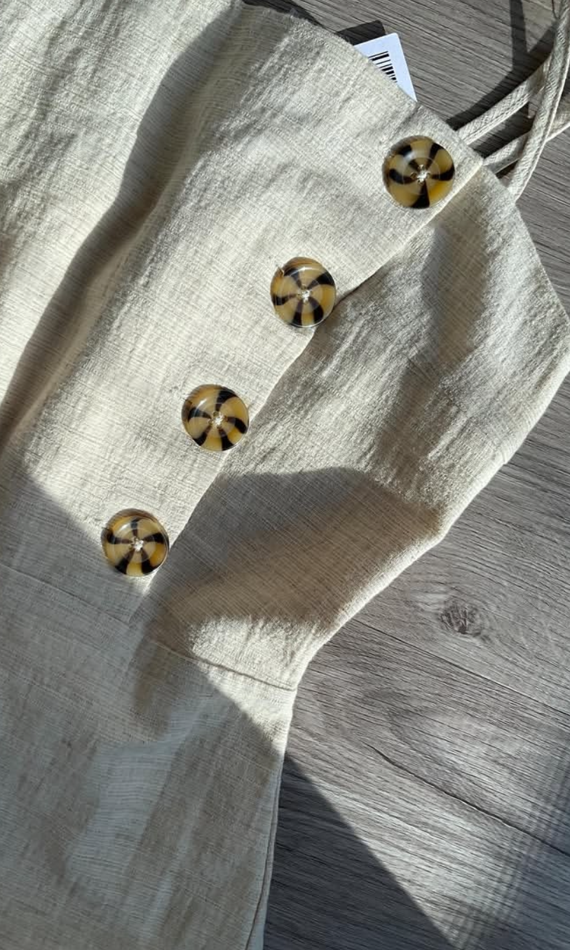U.O | 50% Linen | Mini Dress
