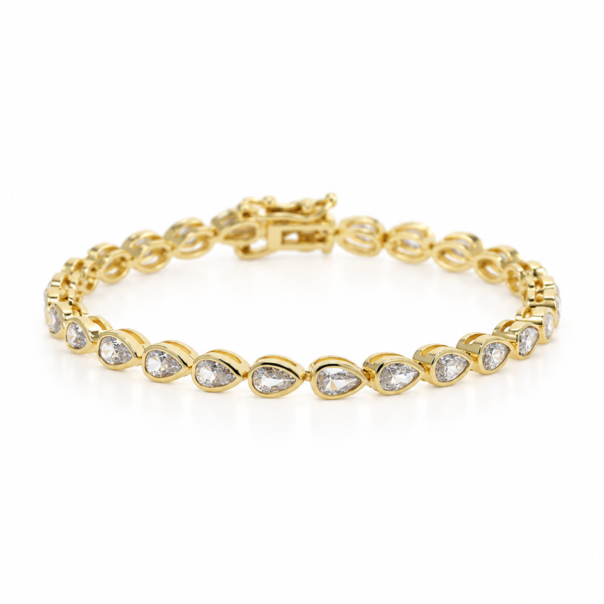 Bezel Tennis Bracelet | Drops