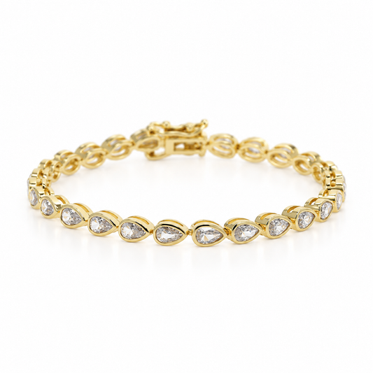 Bezel Tennis Bracelet | Drops