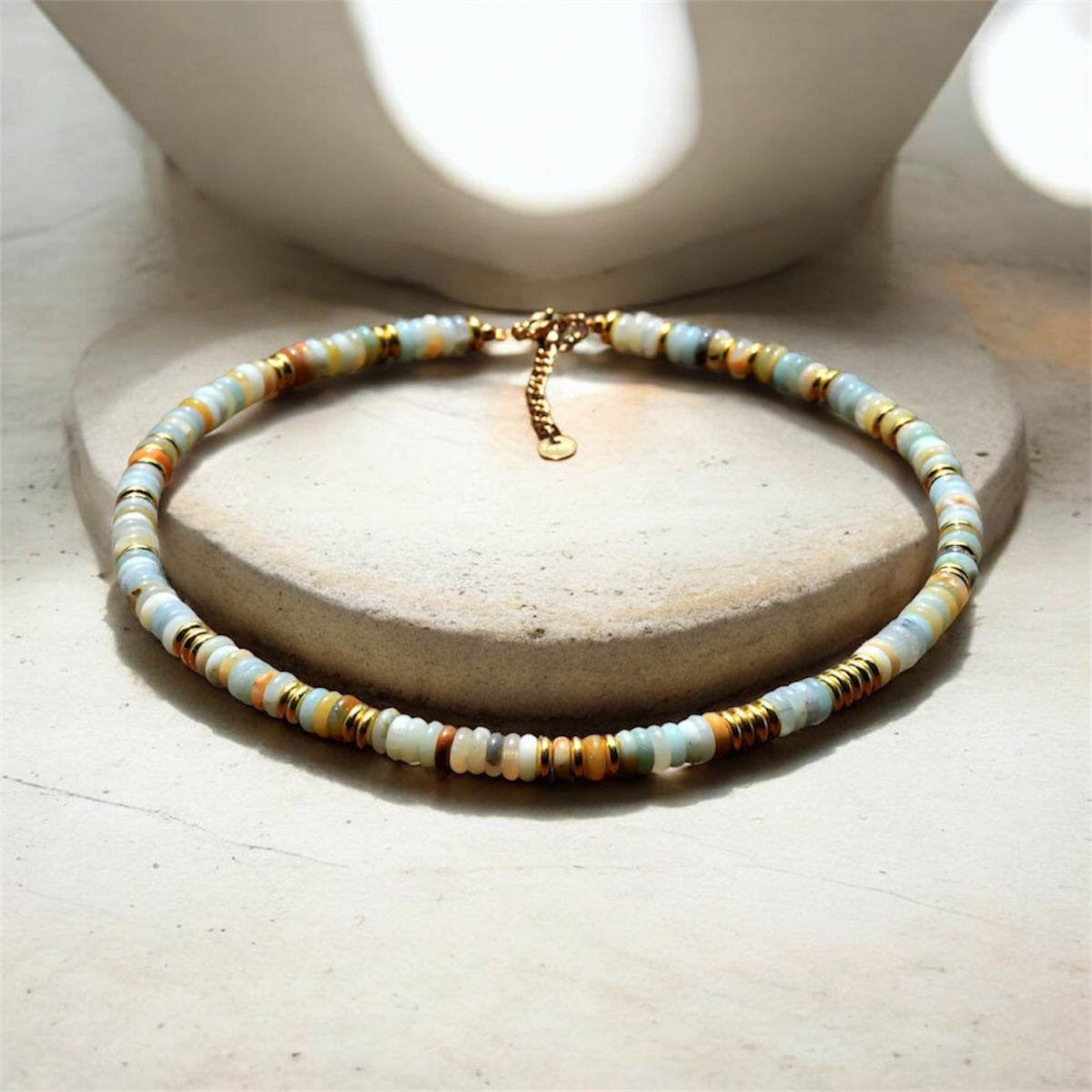 Natural Stone | 39 + 5cm Necklace | Precio de introducción