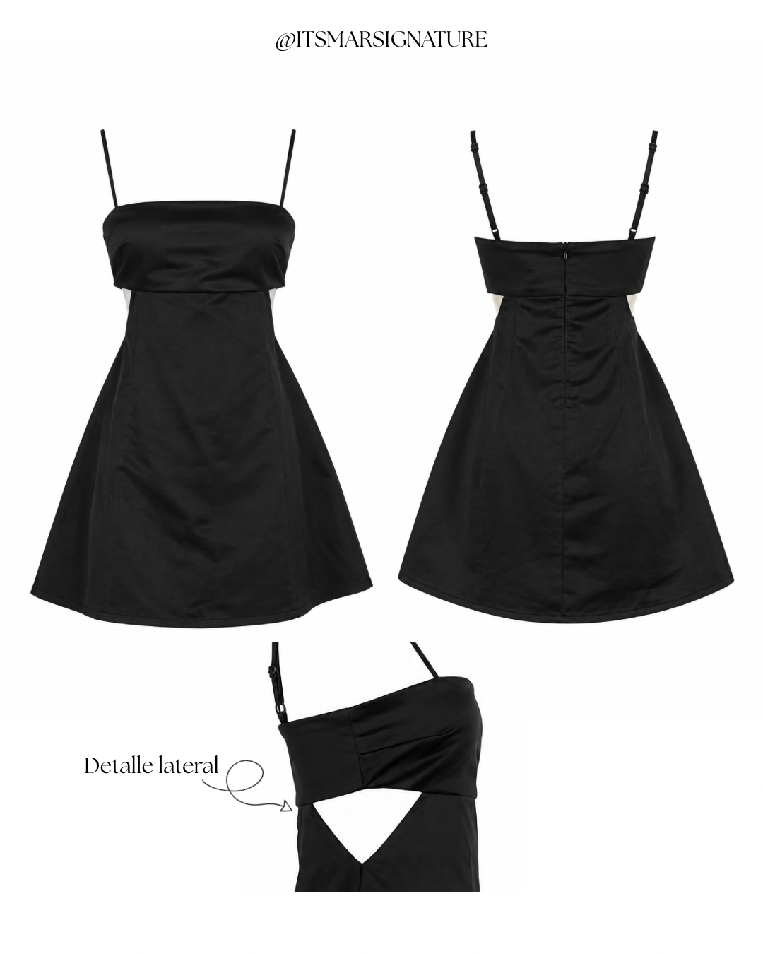 Satin Mini Dress