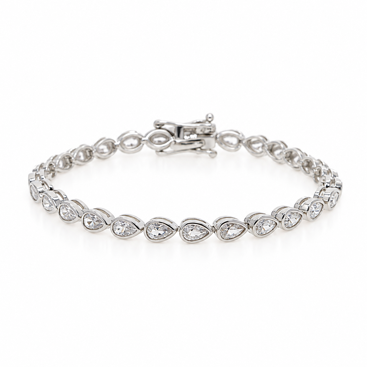 Bezel Tennis Bracelet | Drops