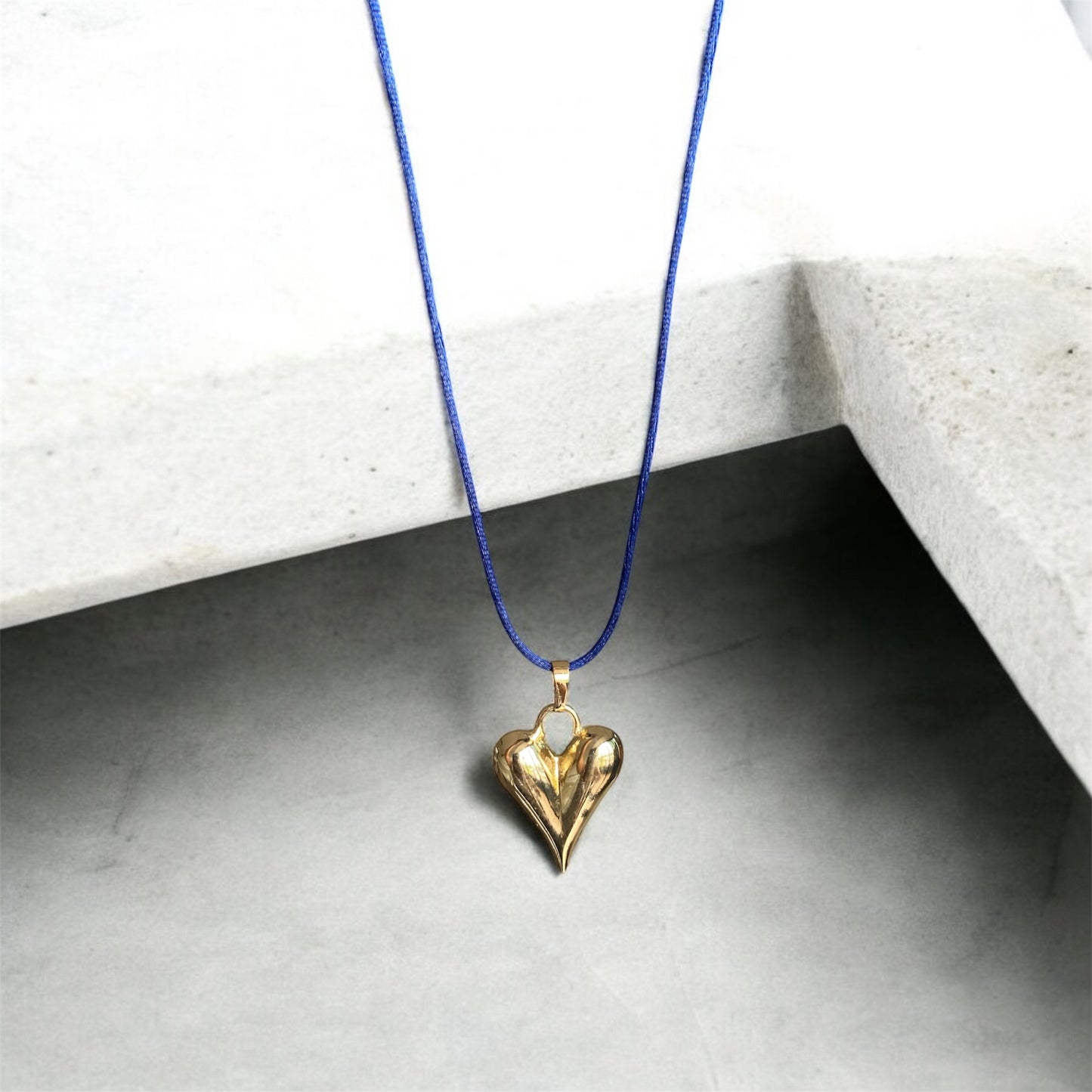 Heart Necklace - Gold Plated (Ajustable)