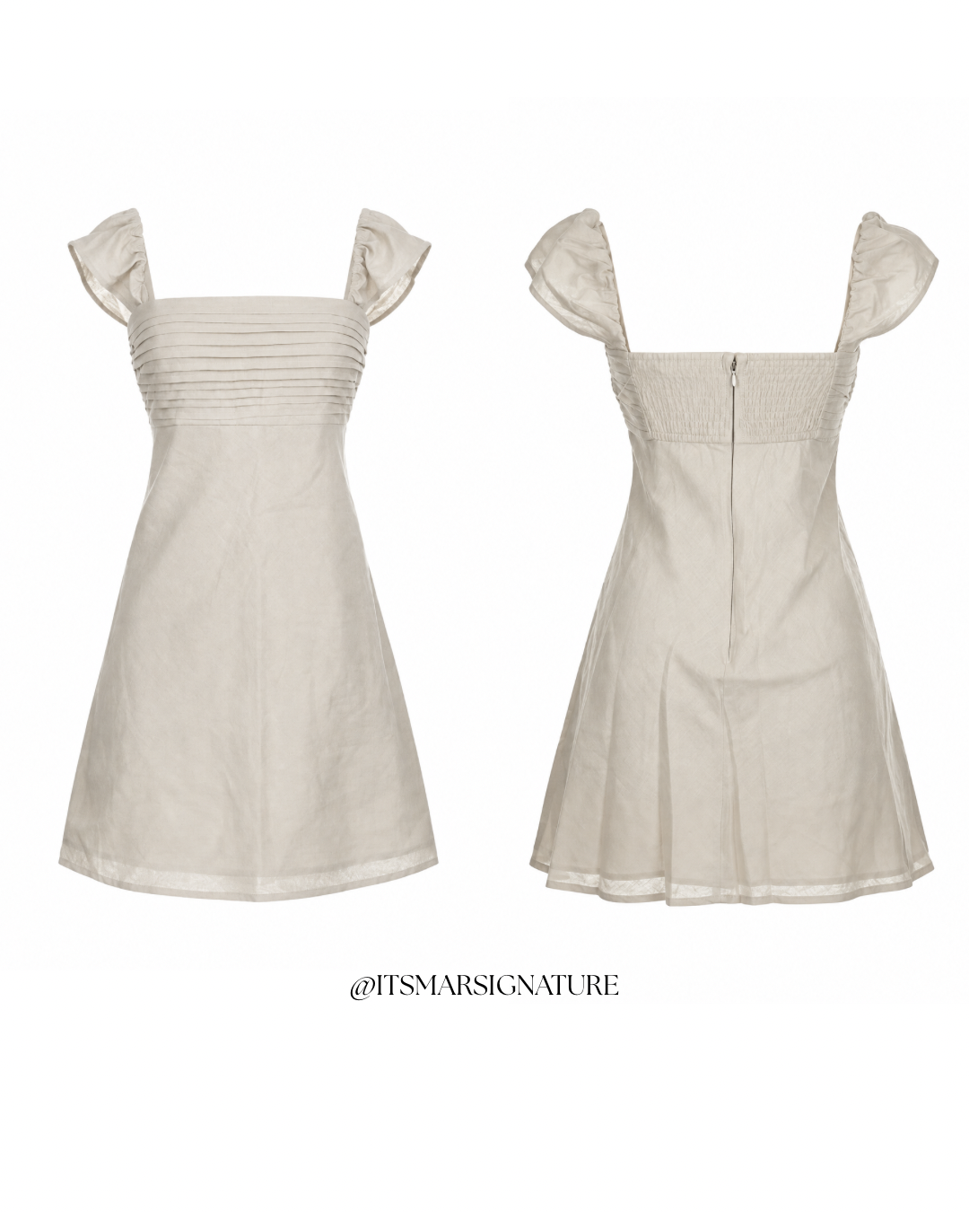 Linen Mini Dress | A & F