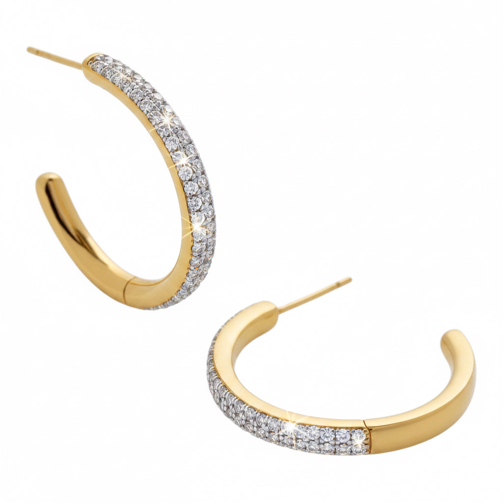 Fine Shine Hoops | Plata 925