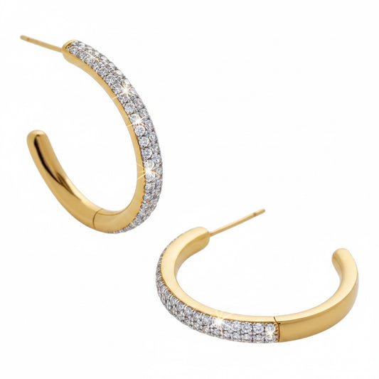 Fine Shine Hoops | Plata 925