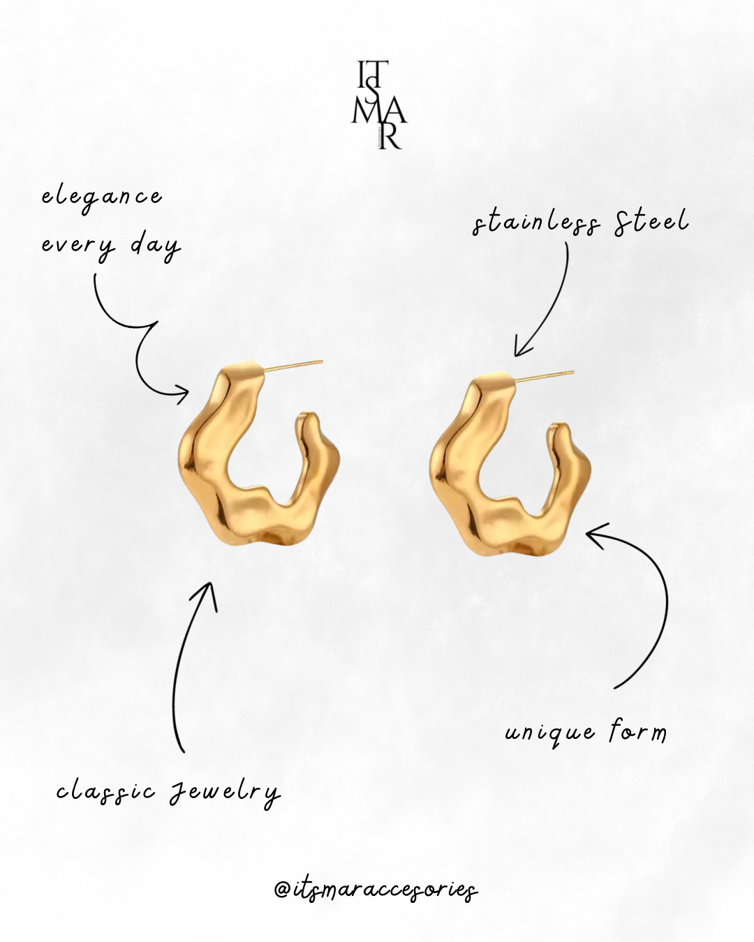SET 3 | Aretes Acero inoxidable